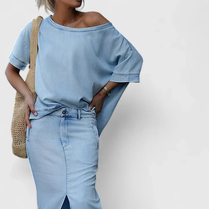 Averlynn | Elegantní maxi sukně set